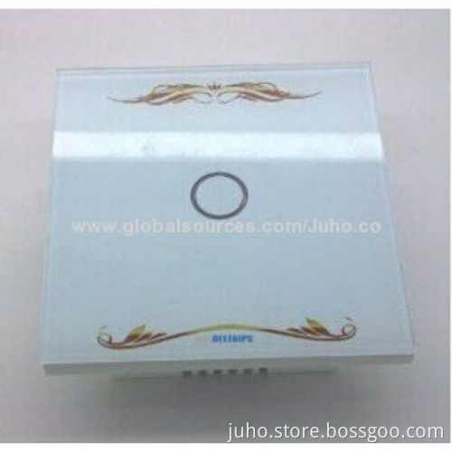 Toughened Glass, 1 Gang Touch Screen Remote Control Wireless Smart Home Local Control Intelligent